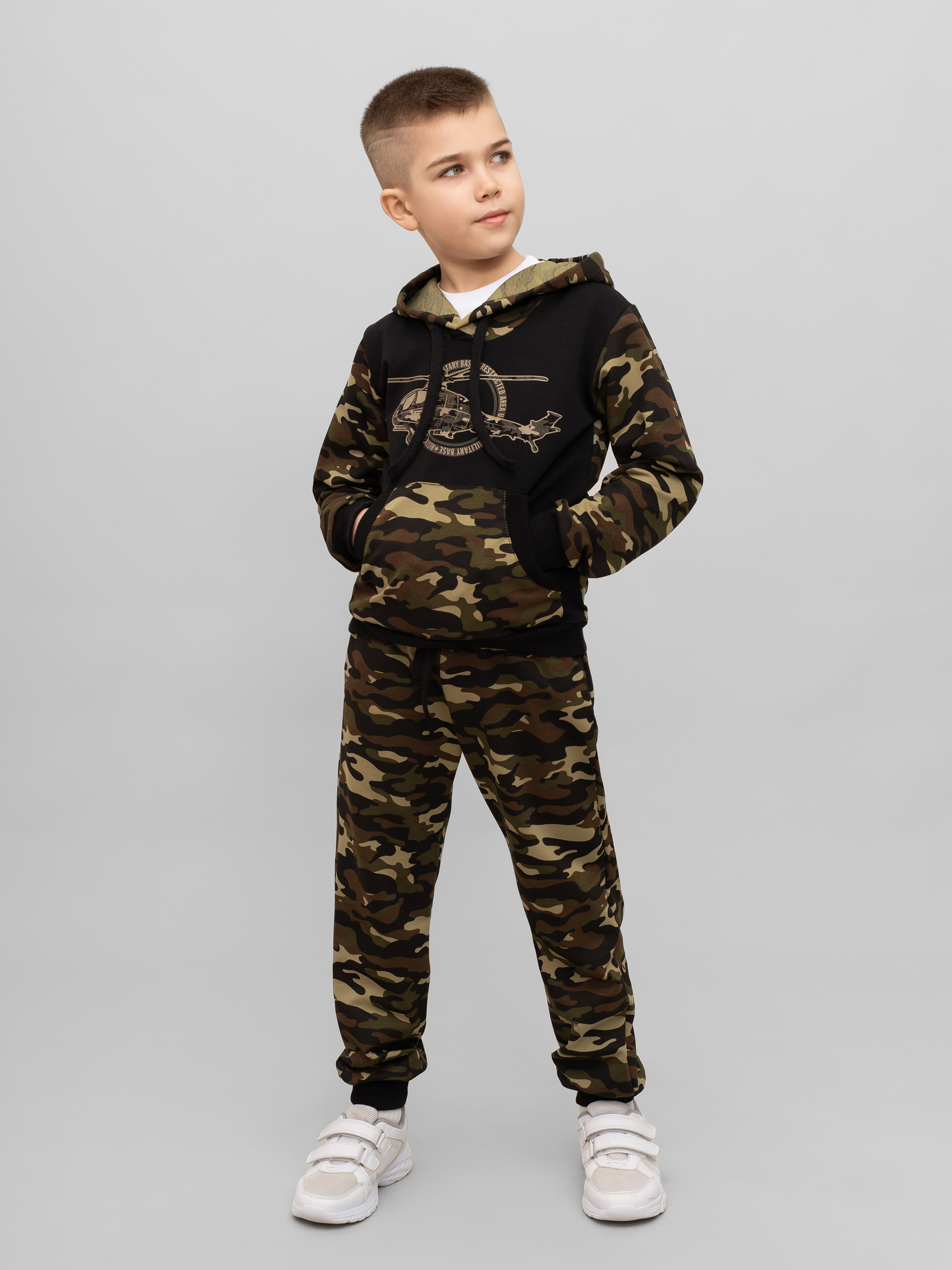 Худи и брюки Утенок 747 хаки экспедиция - фото 10