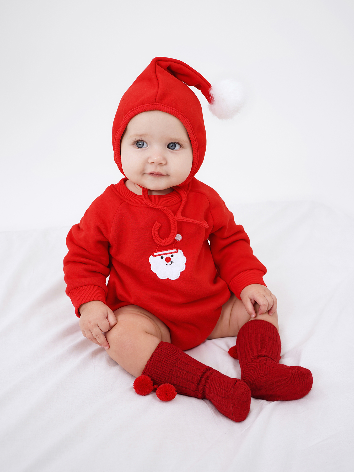 Боди и шапочка Happy Baby 88573-0_red - фото 11