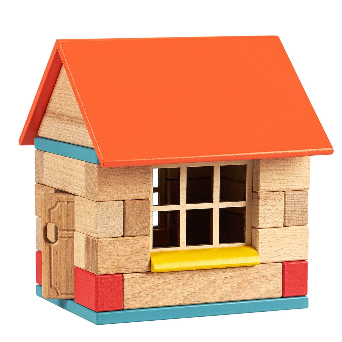Конструктор WOOD BLOCKS Cottages 2in1 деревянный - фото 8