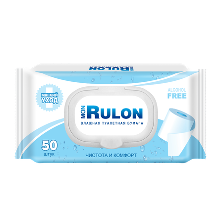 Влажная туалетная бумага Mon Rulon 1 упак. 50 шт.