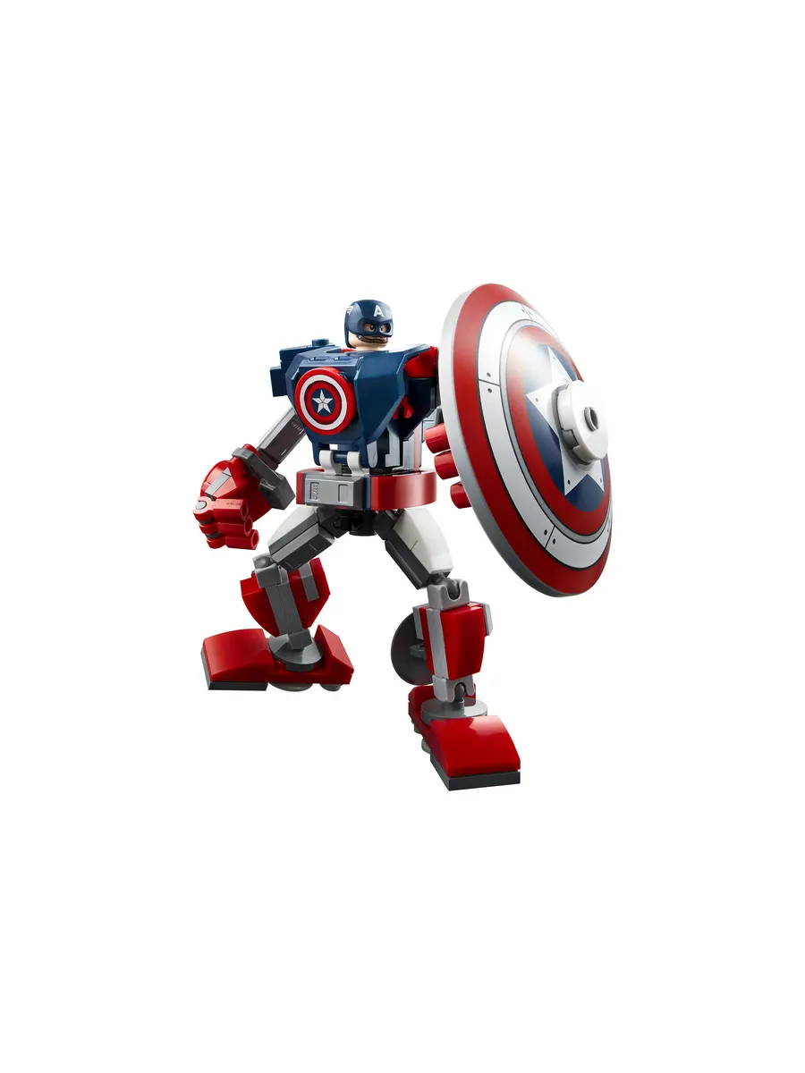 Конструктор LEGO Marvel Super Heroes Капитан Америка: Робот 121 дет. - фото 3