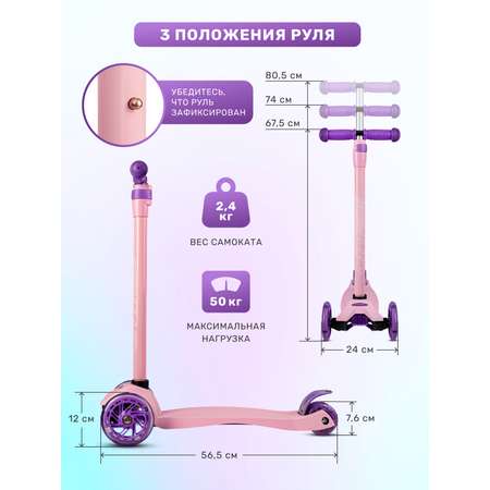 Самокат CITYRIDE трехколесный