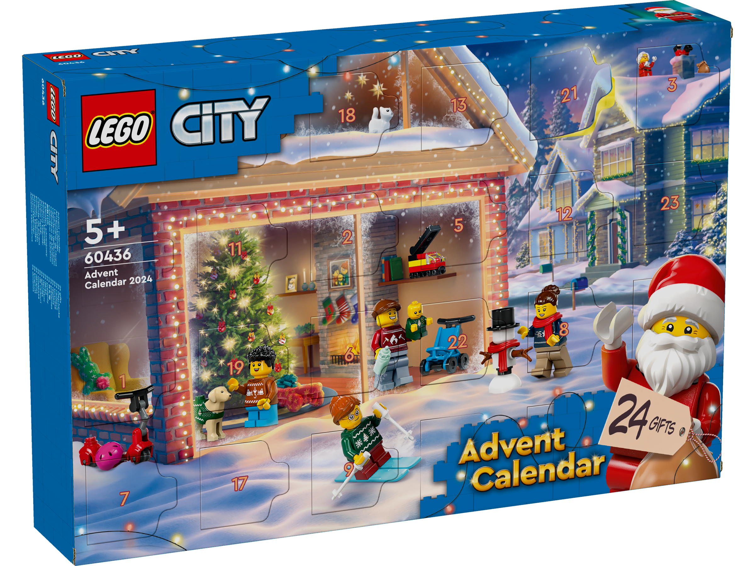 Конструктор LEGO City Адвент-календарь Город 195 дет. - фото 3
