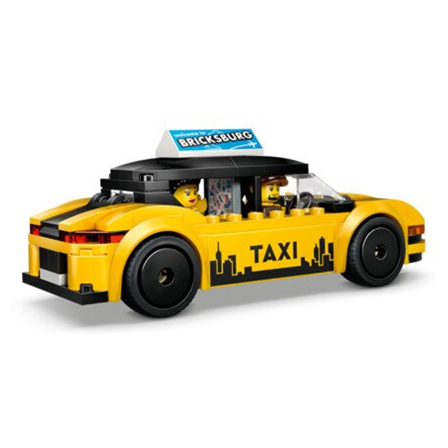 Конструктор LEGO City Желтое такси 122 дет. - фото 6