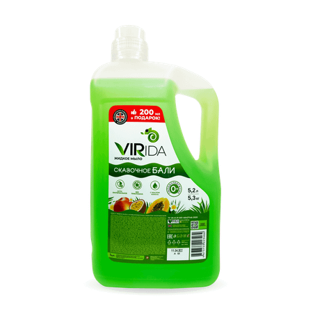 Мыло жидкое VIRIDA 5200 мл