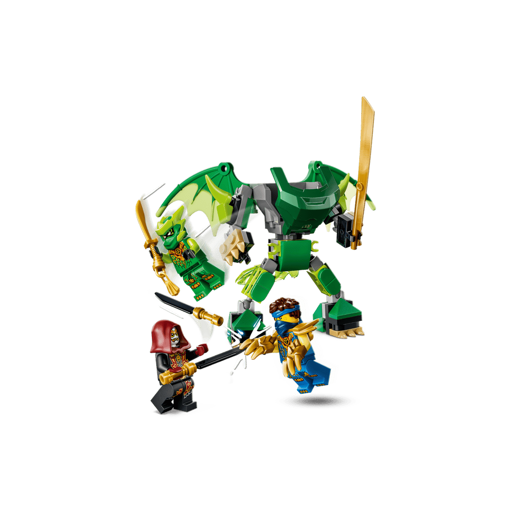 Конструктор LEGO NINJAGO Битва роботов-драконов Ллойда 81 дет. - фото 3