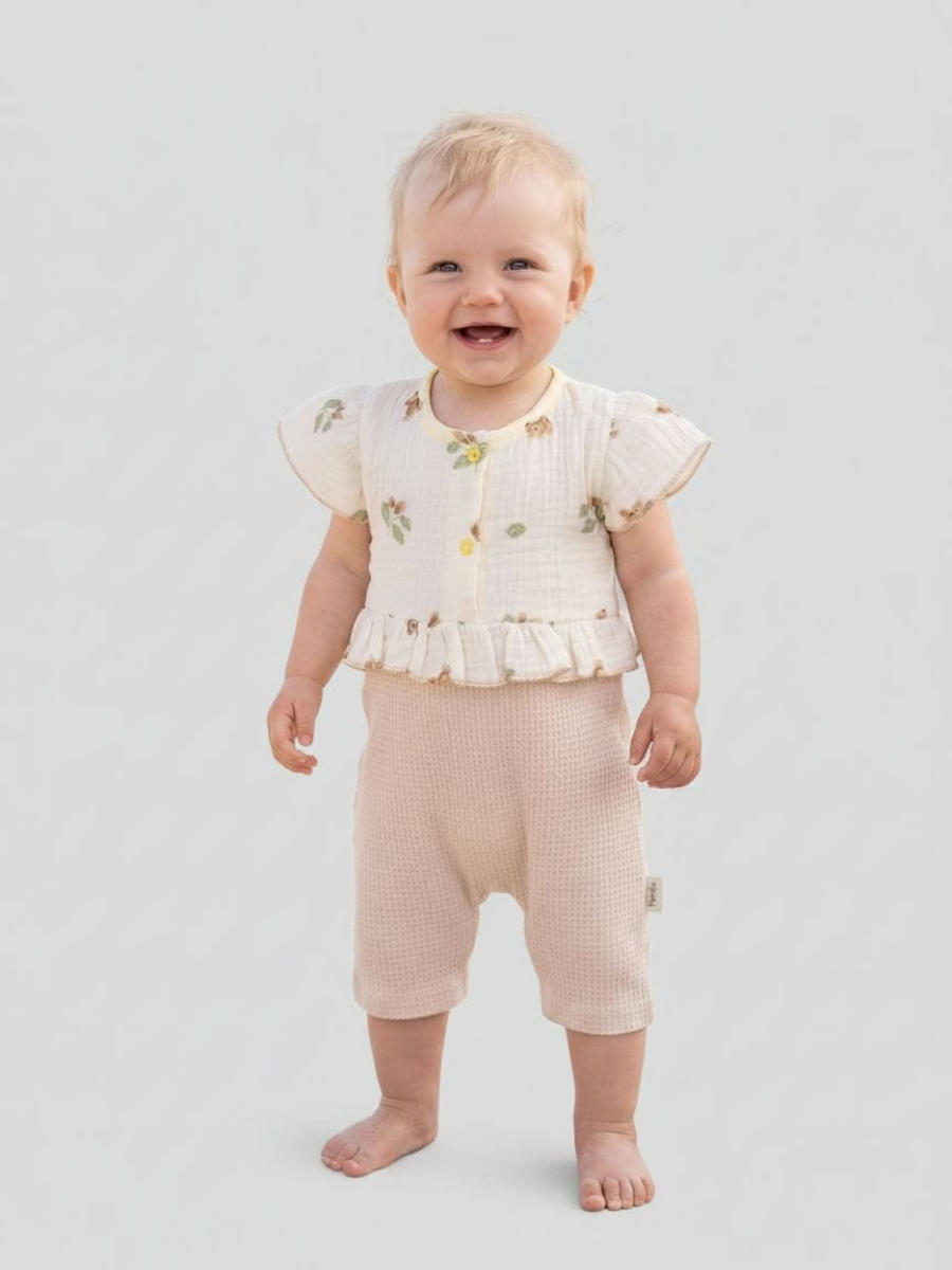 Изображение товара Песочник ТРИЯ 86 хлопковый летний комбинезон для малышей