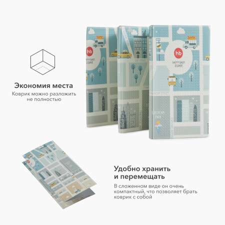 Складной коврик детский Happy Baby Soft Floor
