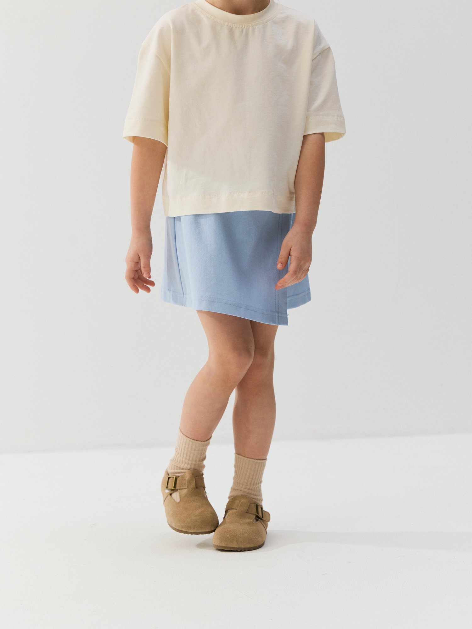 Юбка-шорты BUNGLY 1R9807/Светлыйденим - фото 1