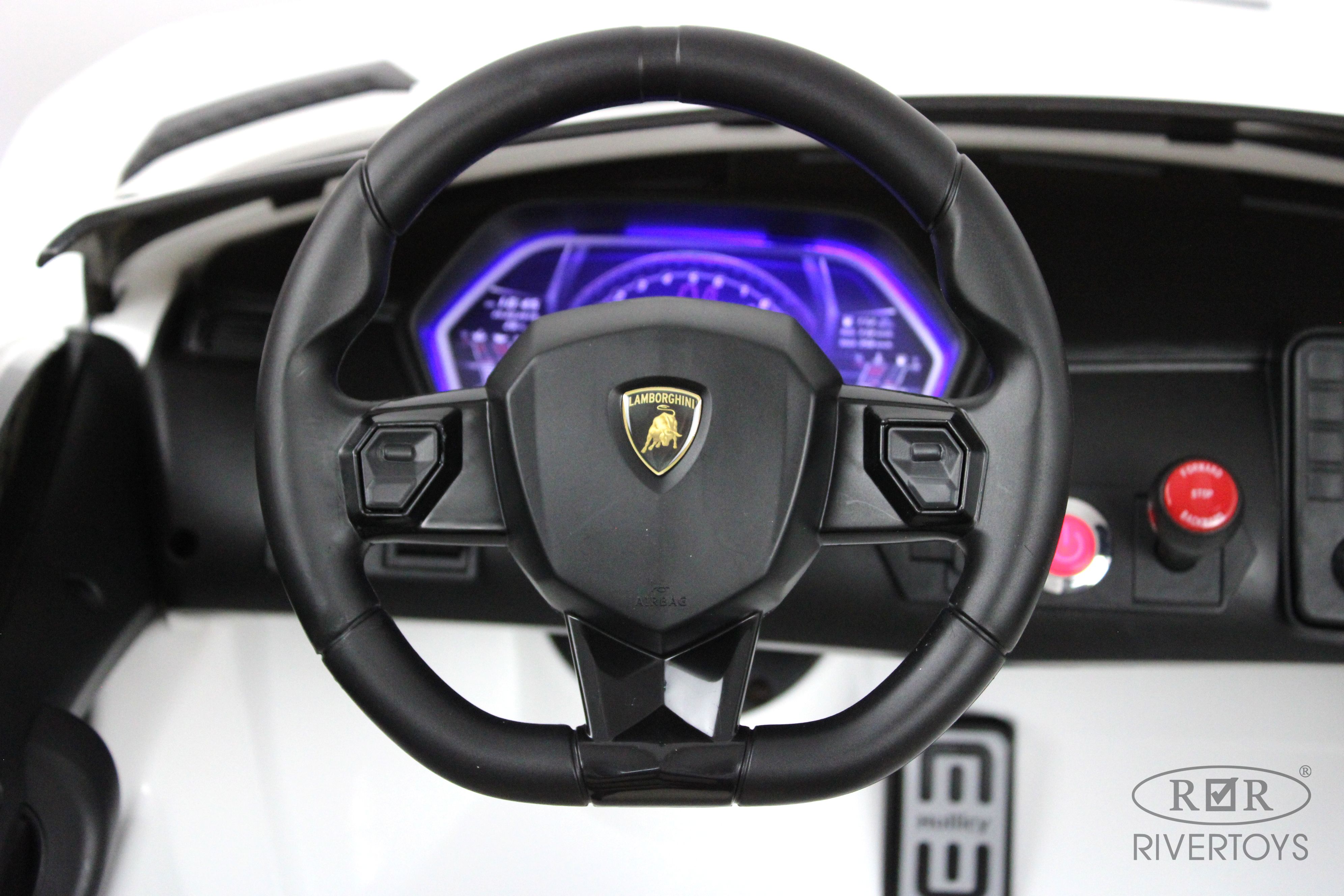 Электромобиль RIVERTOYS A111MP-WHITE С пультом ДУ - фото 12