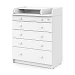 Комод пеленальный aton baby furniture Elio (белый)