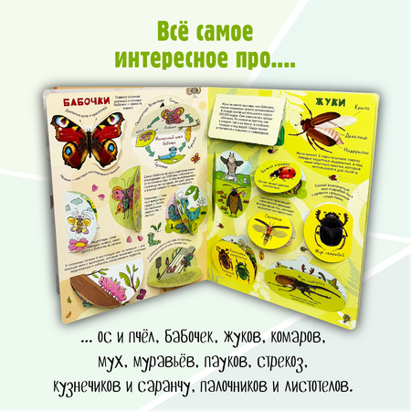 Энциклопедия с окошками БимБиМон Книга детская энциклопедия с окошками Виммельбух