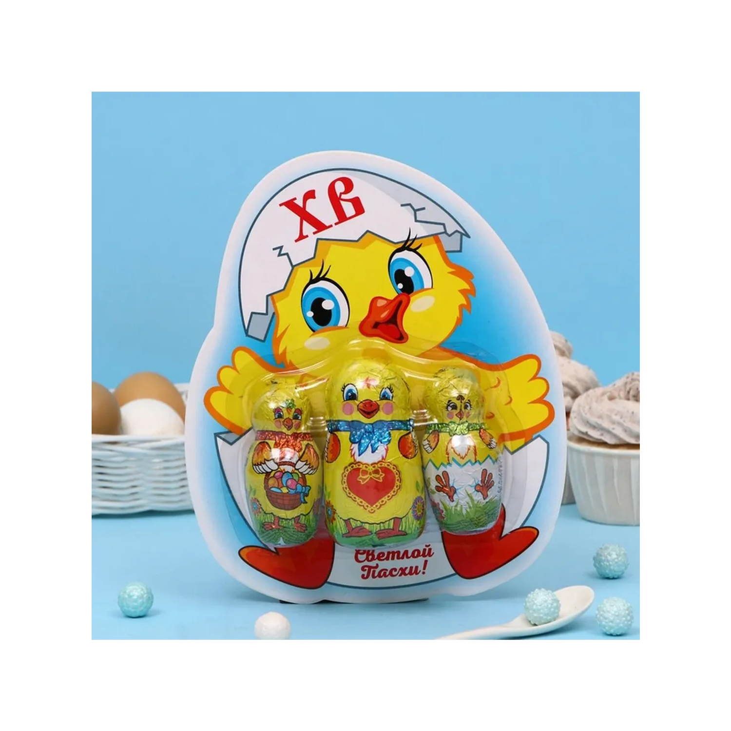 Набор пасхальный Конфитрейд цыплята 71г - фото 1