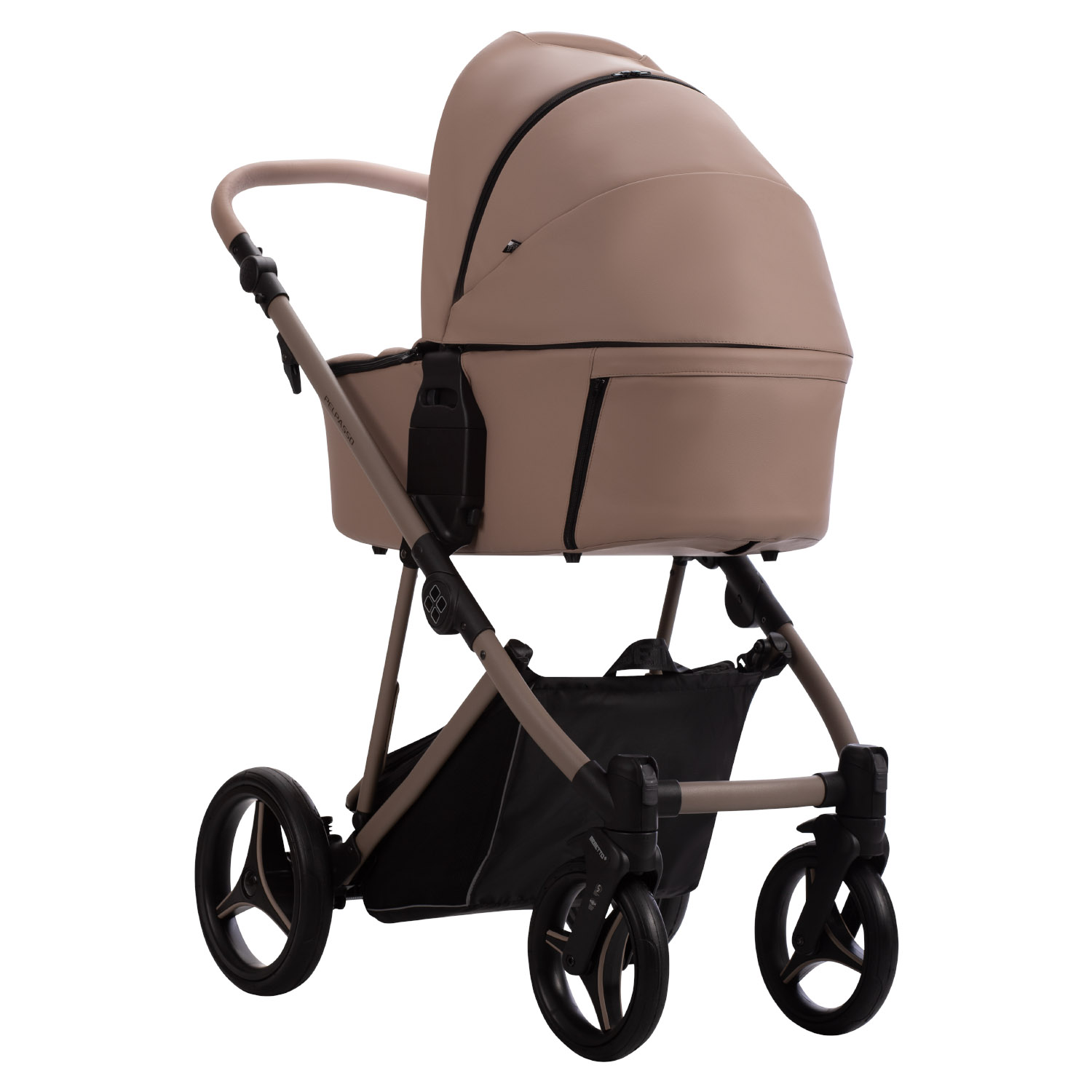 Коляска 2в1 Bebetto Pelpasso Pro 01 Kaszmir бежевый - фото 3