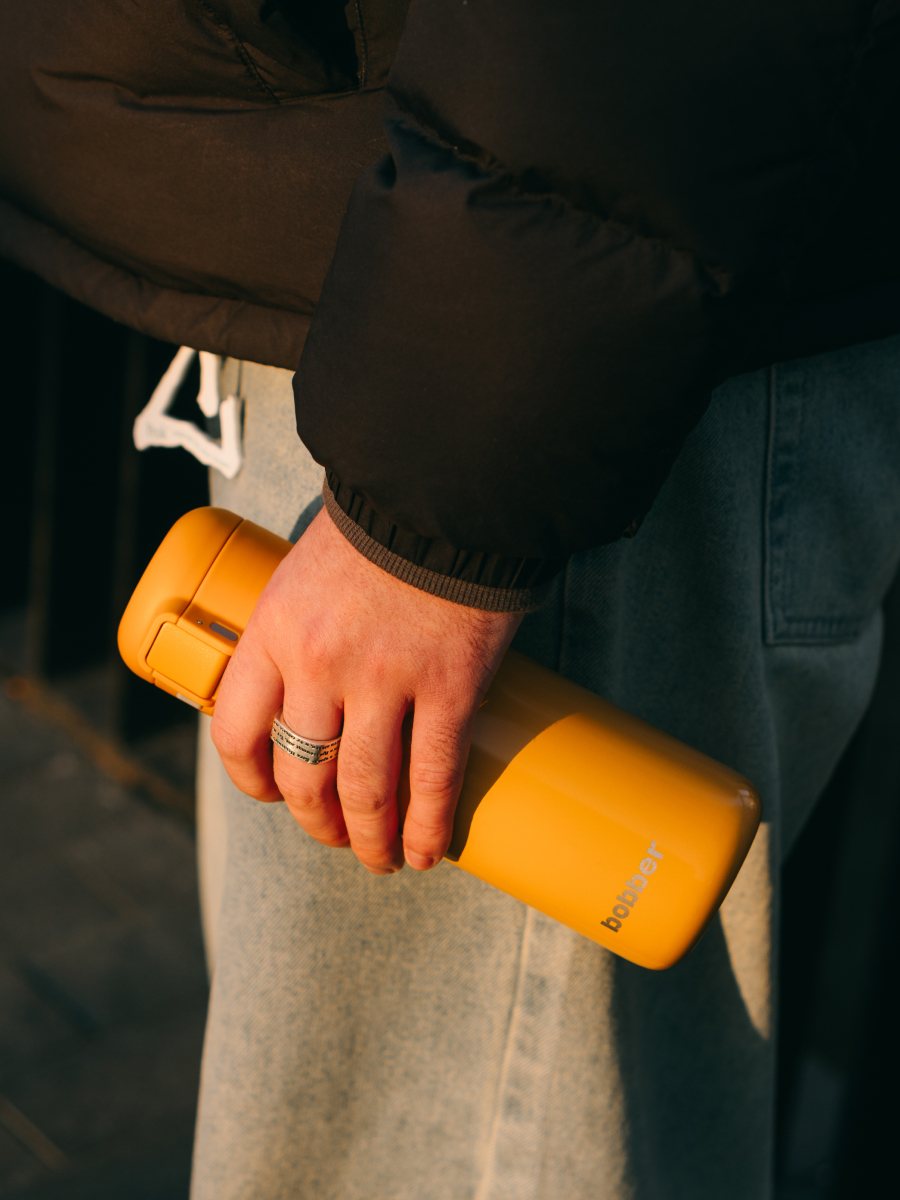 Термокружка для напитков 500 мл Bobber Capsule оранжевый - фото 5