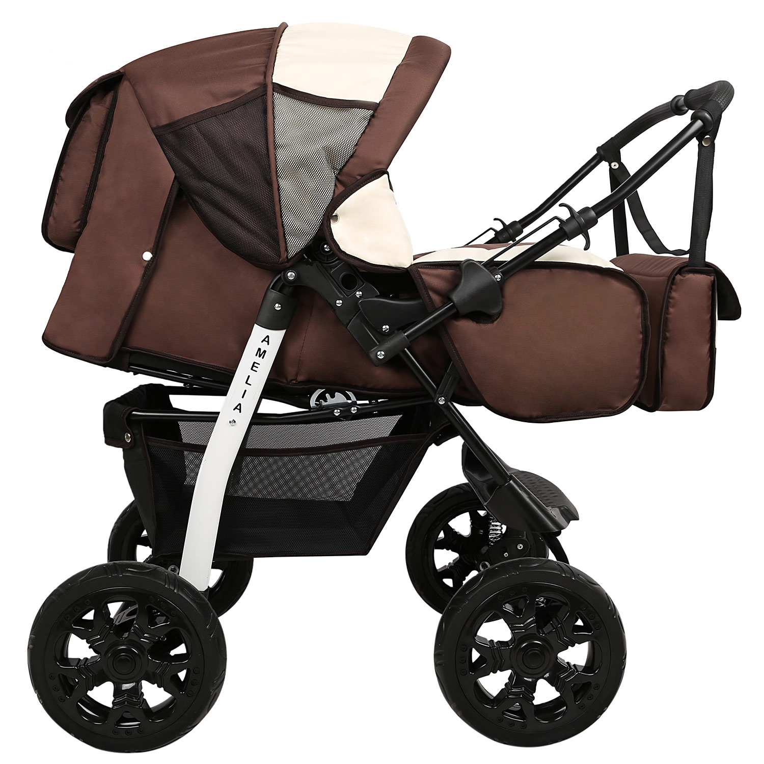 Коляска трансформер alis Amelia бежевый - фото 5
