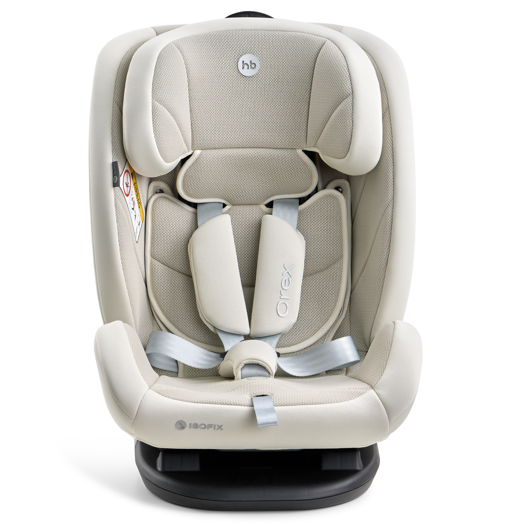 Автокресло Happy Baby Orex Isofix 0+/1/2/3 (0-36 кг) бежевый - фото 21