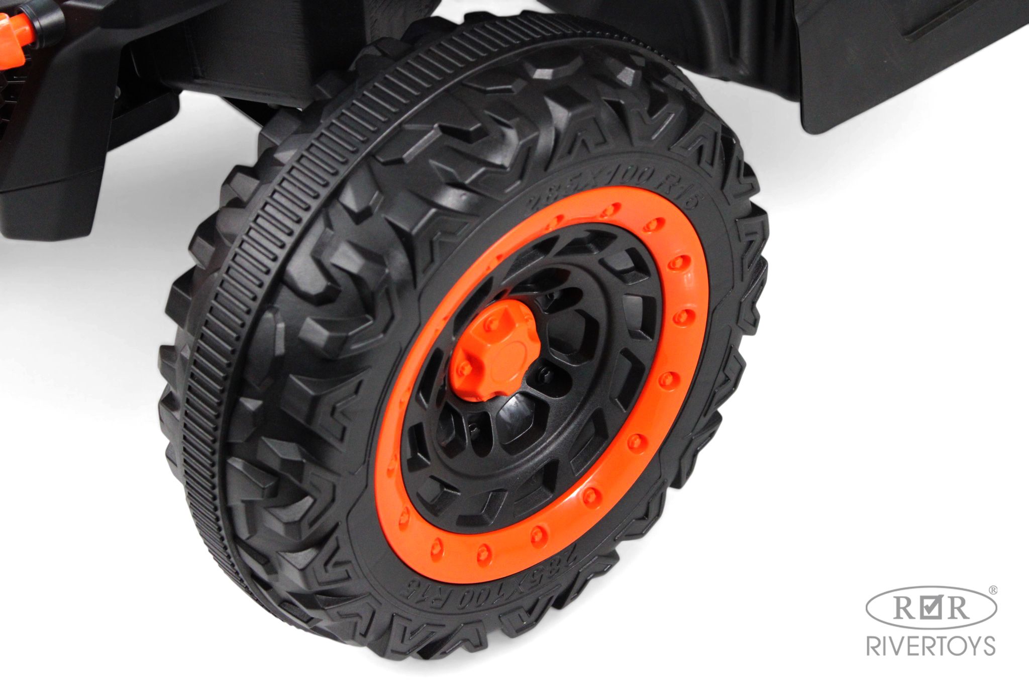 Электромобиль RIVERTOYS М303БХ-ORANGE С пультом ДУ - фото 14