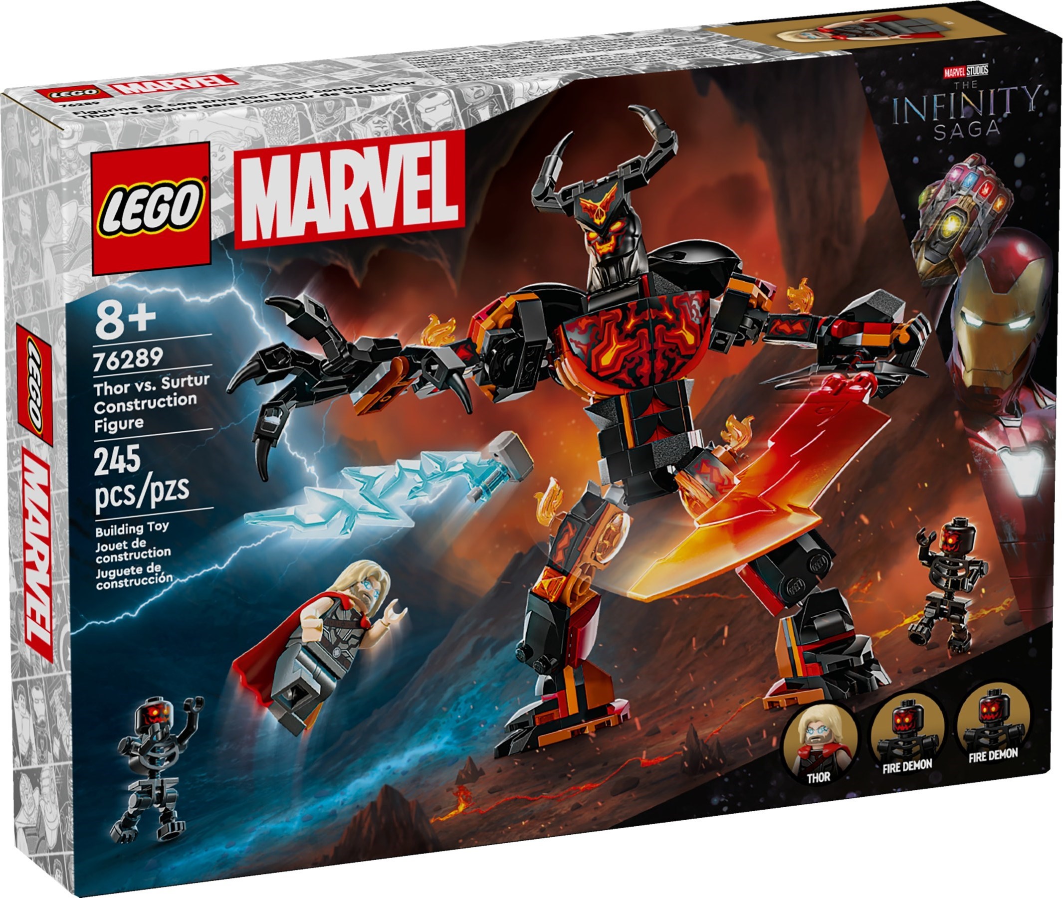 Изображение товара Конструктор LEGO Marvel 76289 Тор против Суртура - сцена из фильма Изображение товара Конструктор LEGO Marvel 76289 Тор против Суртура - сцена из фильма