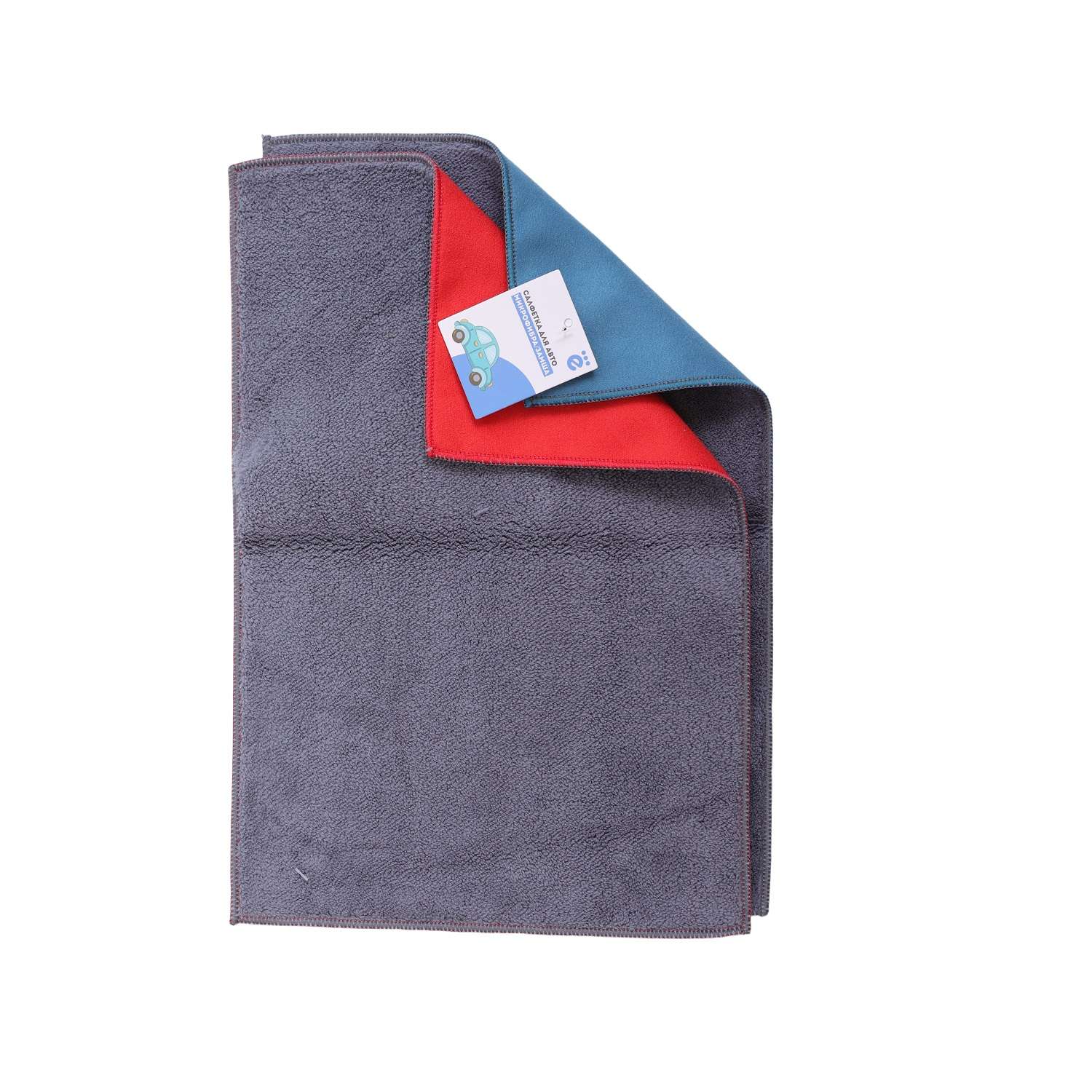 Салфетка автомобильная ё микрофибра/замша в ассортименте - фото 1