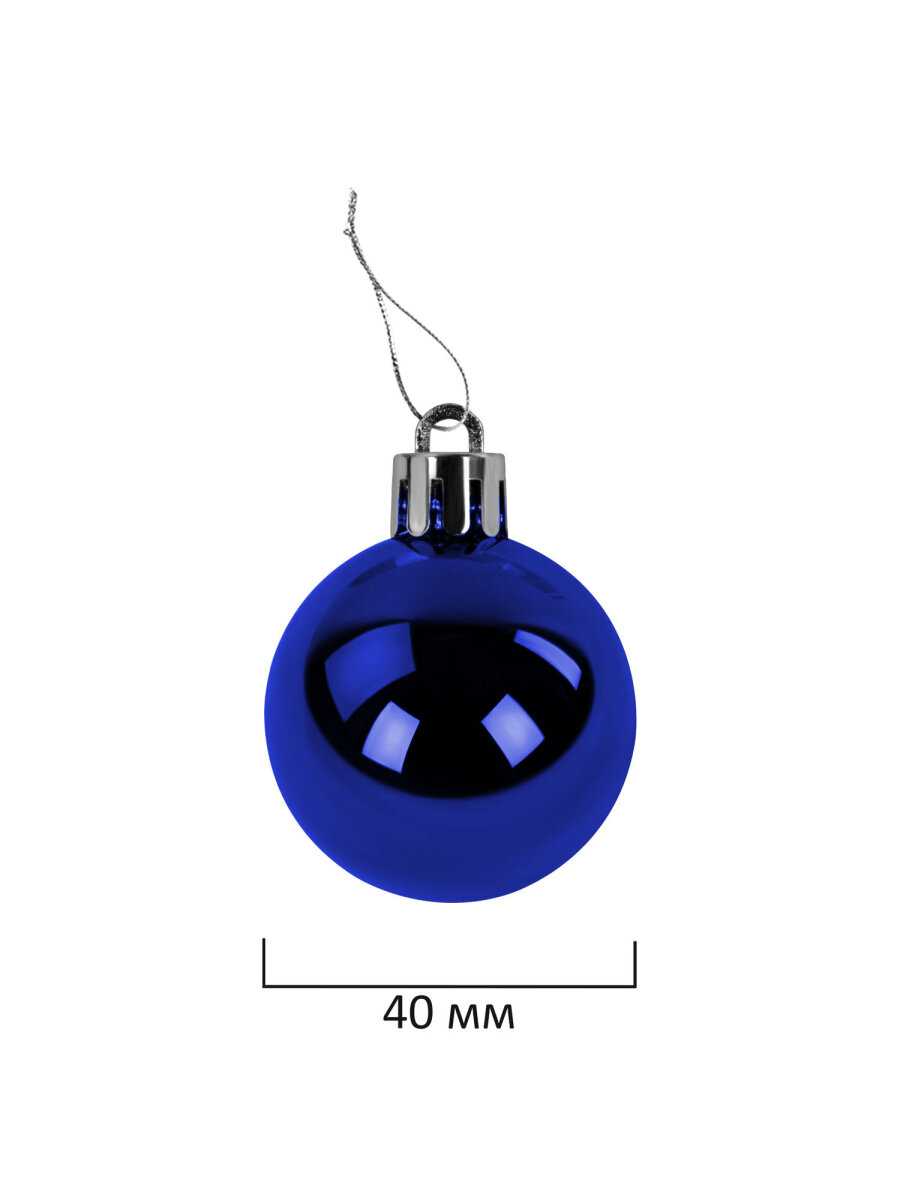 Елочные игрушки шары Золотая сказка шарики на новогоднюю елку набор 30 штук - фото 4