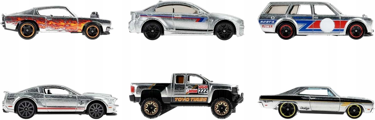 Автомобиль Hot Wheels Zamac 6шт 1:64 HDH53 - фото 1