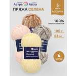 Пряжа для вязания Astra Premium Селена 100г 68м 4шт