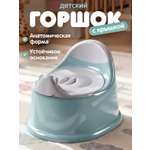 Горшок Компания Друзей серо-зеленый зеленый