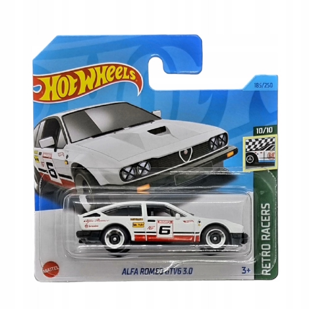 Автомобиль Hot Wheels Alfa Romeo GTV6 3.0 1:64 01473 - фото 1