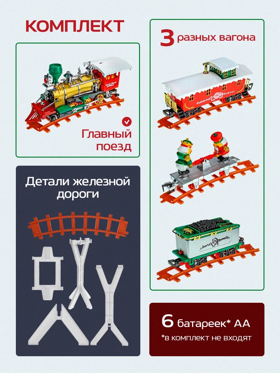 Набор железнодорожный Рыжий кот Y140561 - фото 6