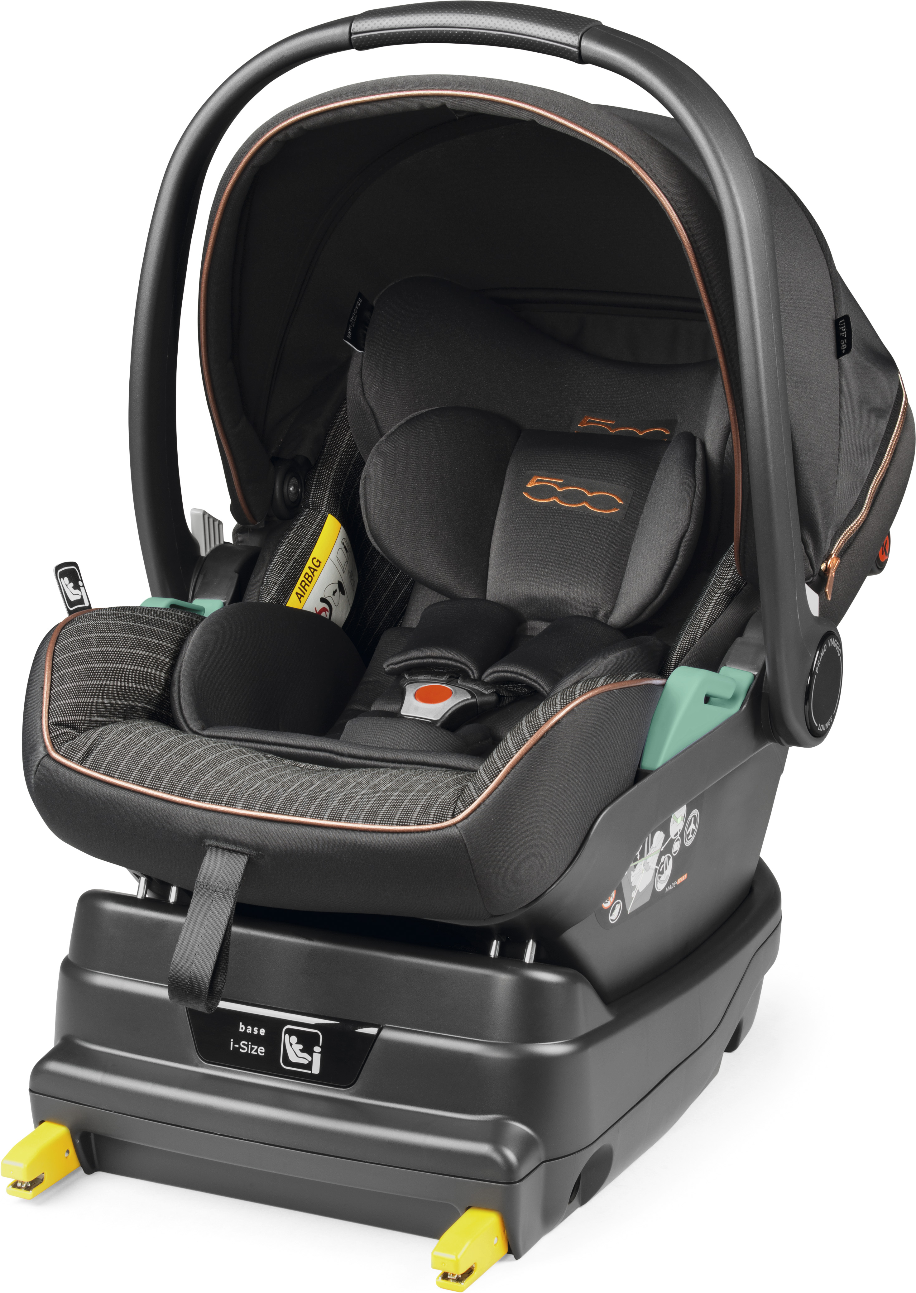 Автокресло Peg-Perego SLK 0 (0 -13 кг) коричневый - фото 3