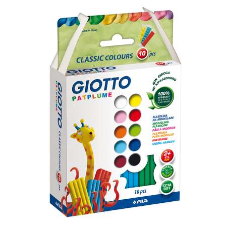 Пластилин GIOTTO 10 цв.