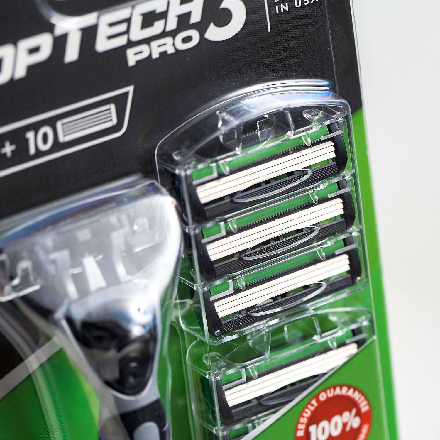 Бритва мужская TopTech PRO3 1 бритва + 10 сменных кассет - фото 4