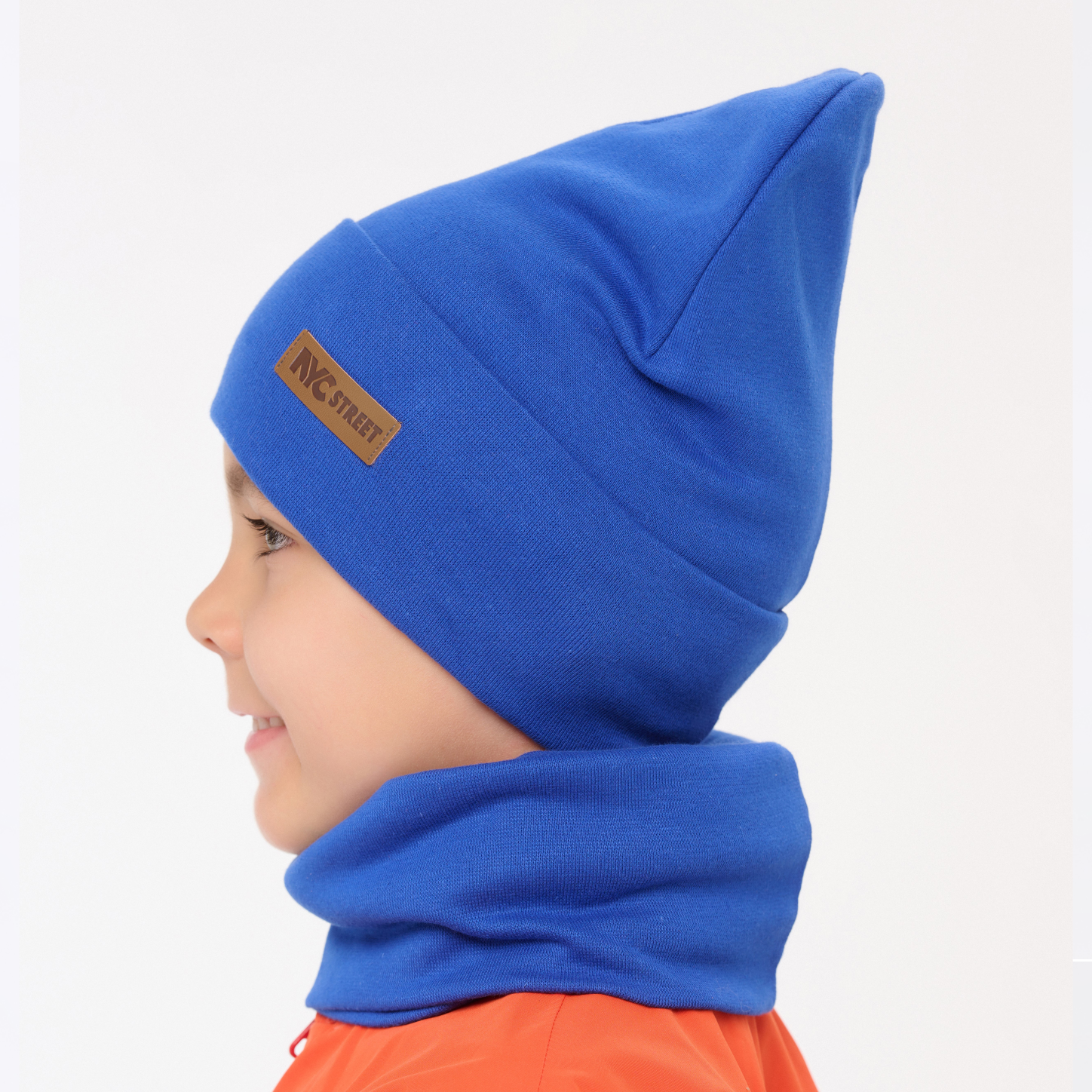 Шапка и снуд KUBRIO KU-H-38-SPRotvB-blue - фото 2
