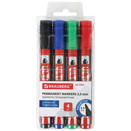 Маркеры Brauberg 4 цв.