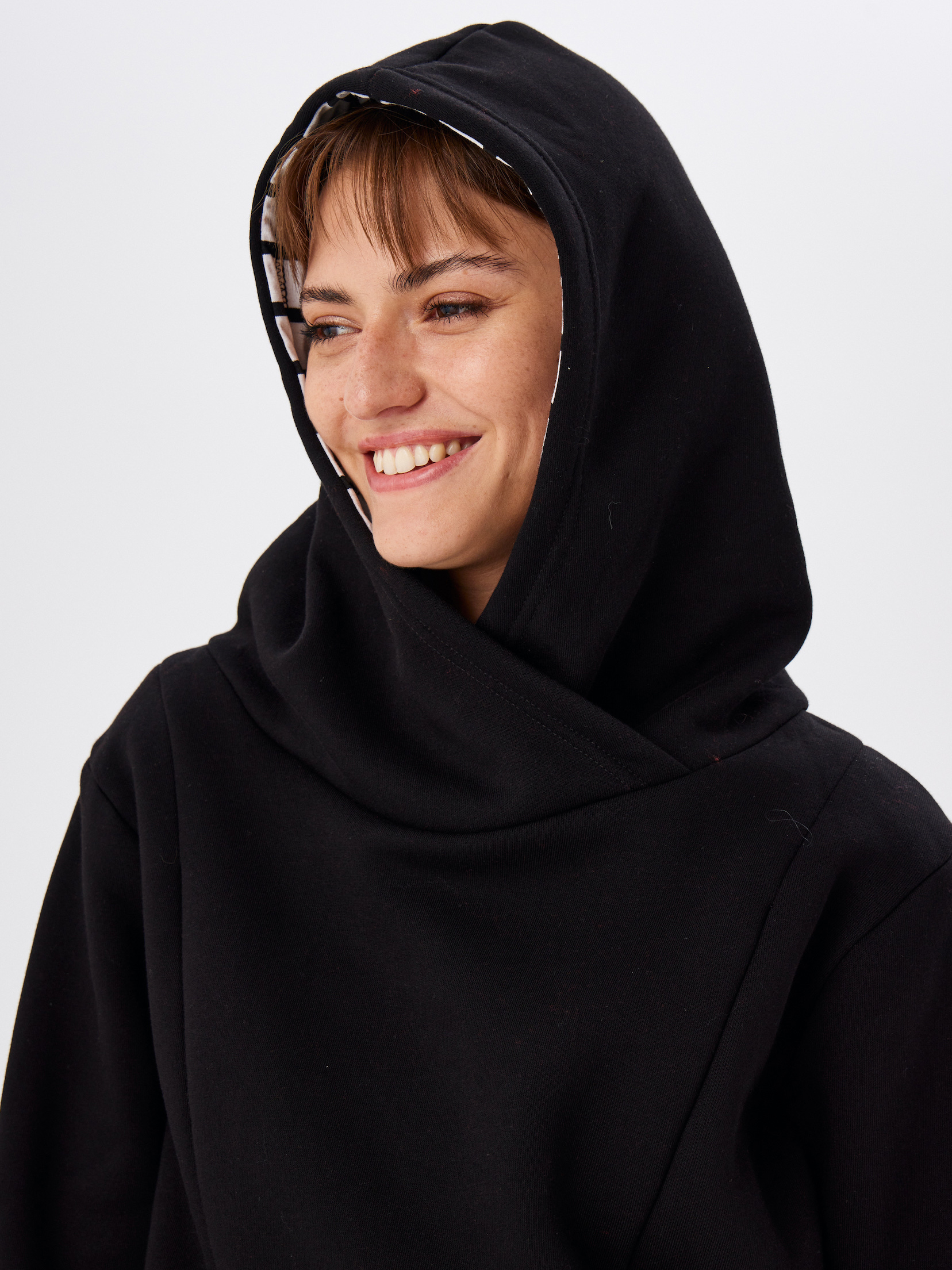 Худи для беременных и кормящих Proud Mom ХОБЛ-0500-черный - фото 4