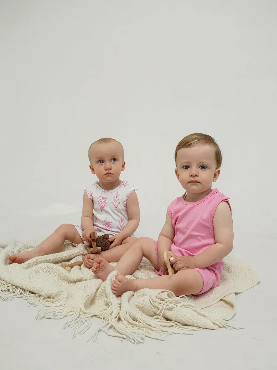 Песочник 3 шт Супер Пупс нбр/3прпе/Джордан/SK22розовыйлисточкиветочки - фото 25