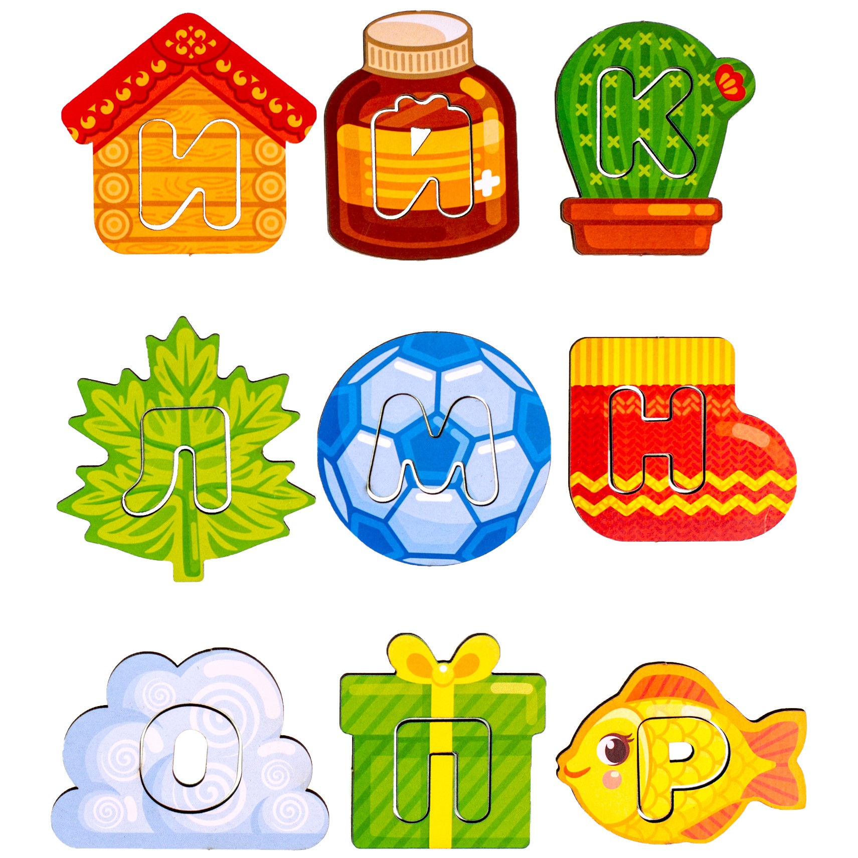 Игрушка WOODLANDTOYS сортер Азбука - фото 9