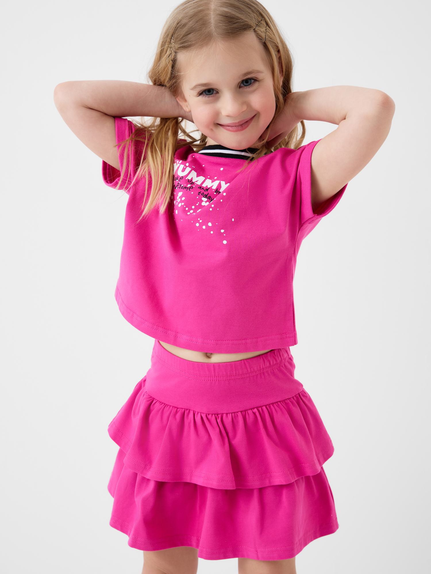 Футболка и юбка-шорты PlayToday 12622420 - фото 6