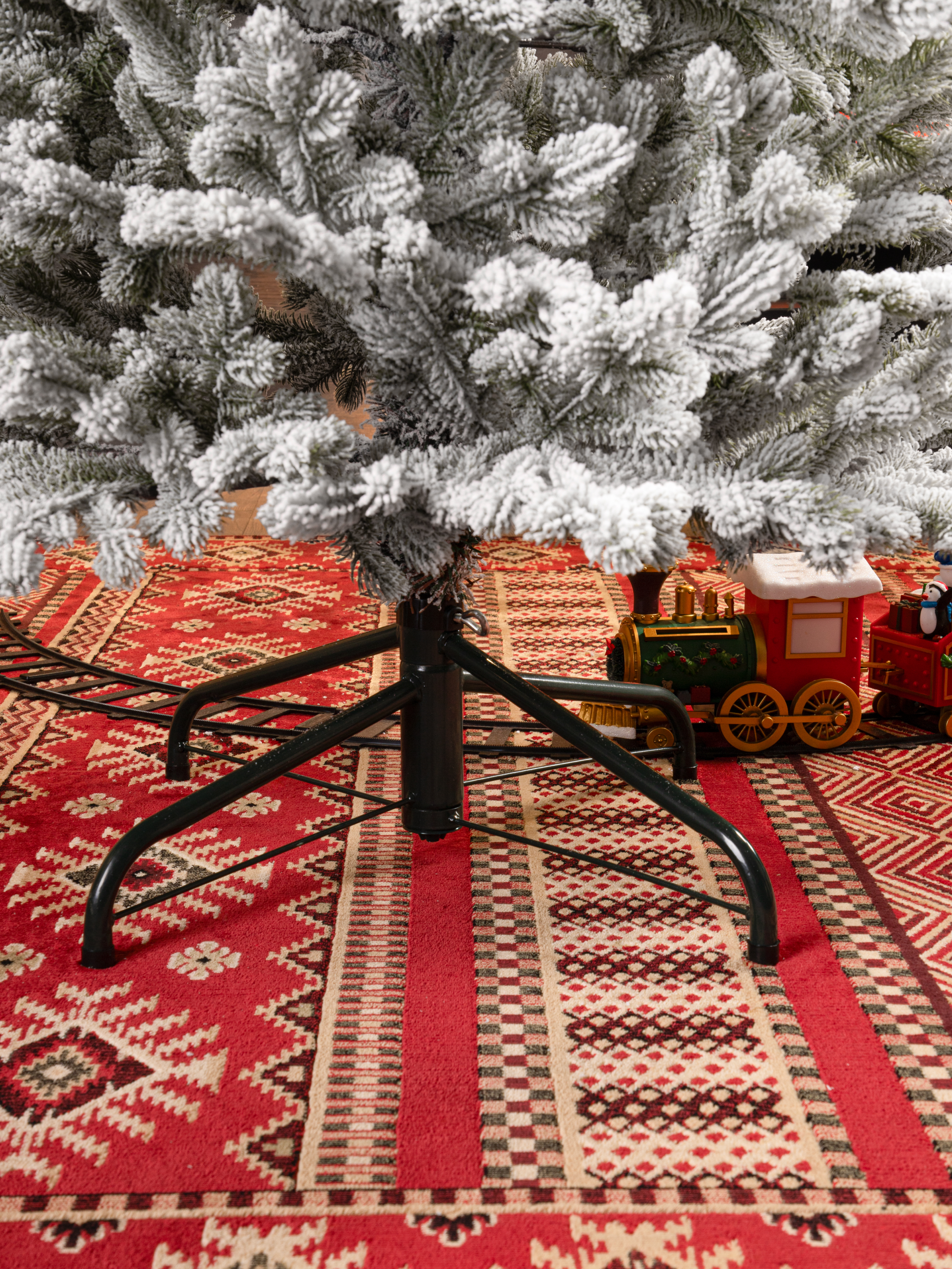 Ель Герда заснеженная Поезд Ёлок 225 см. - фото 4