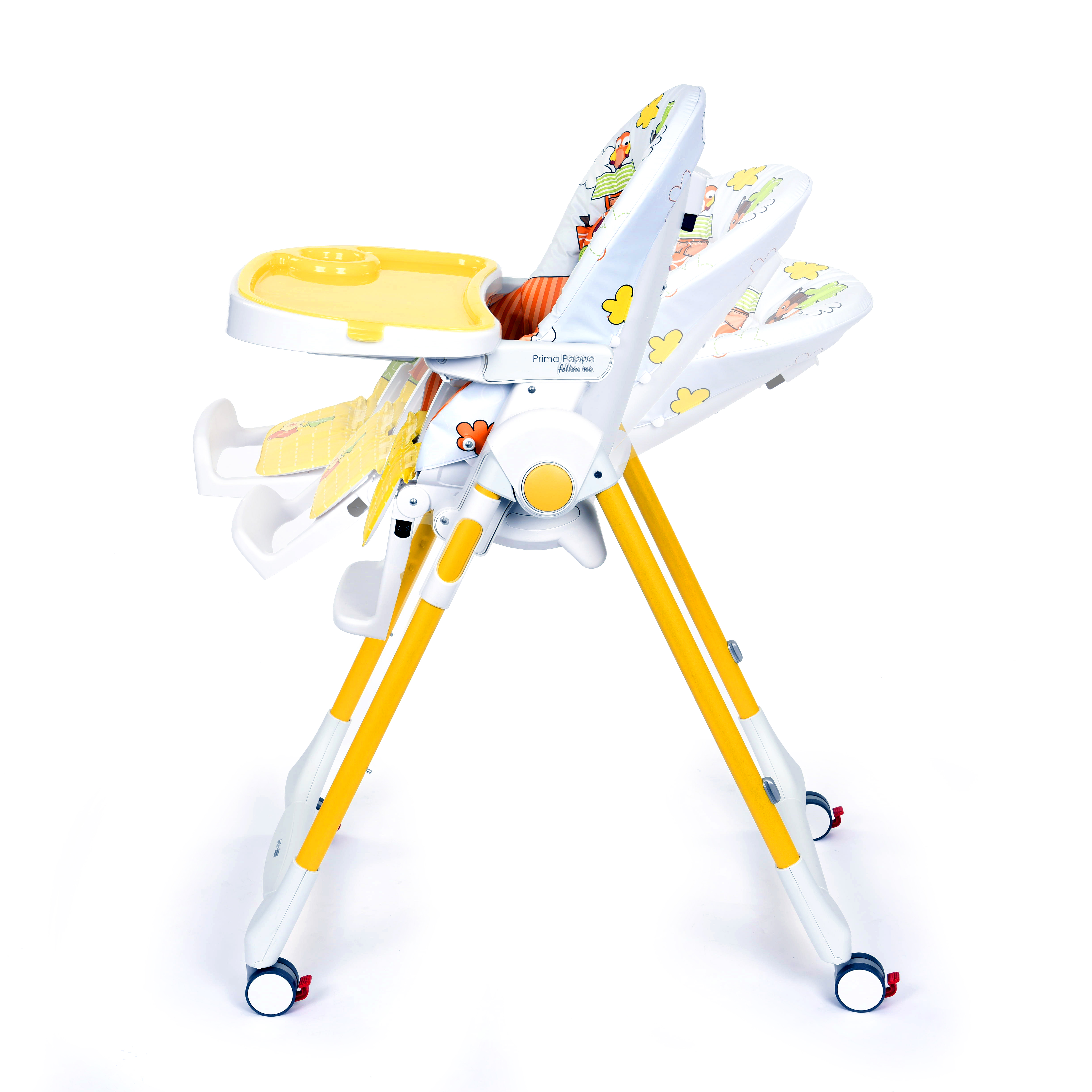 Стульчик для кормления Peg-Perego Prima Pappa Follow Me желтый - фото 2