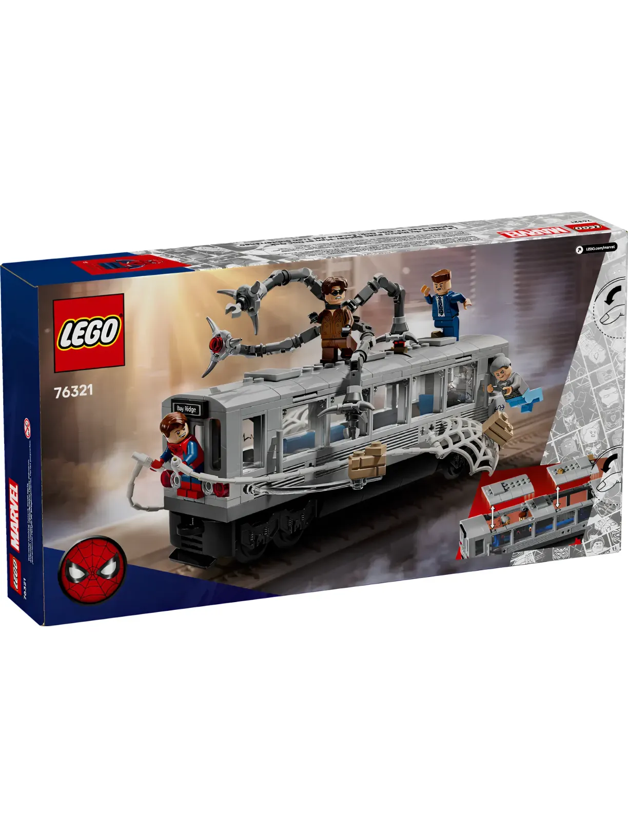 Конструктор LEGO Marvel Super Heroes Человек-паук 393 дет. - фото 6