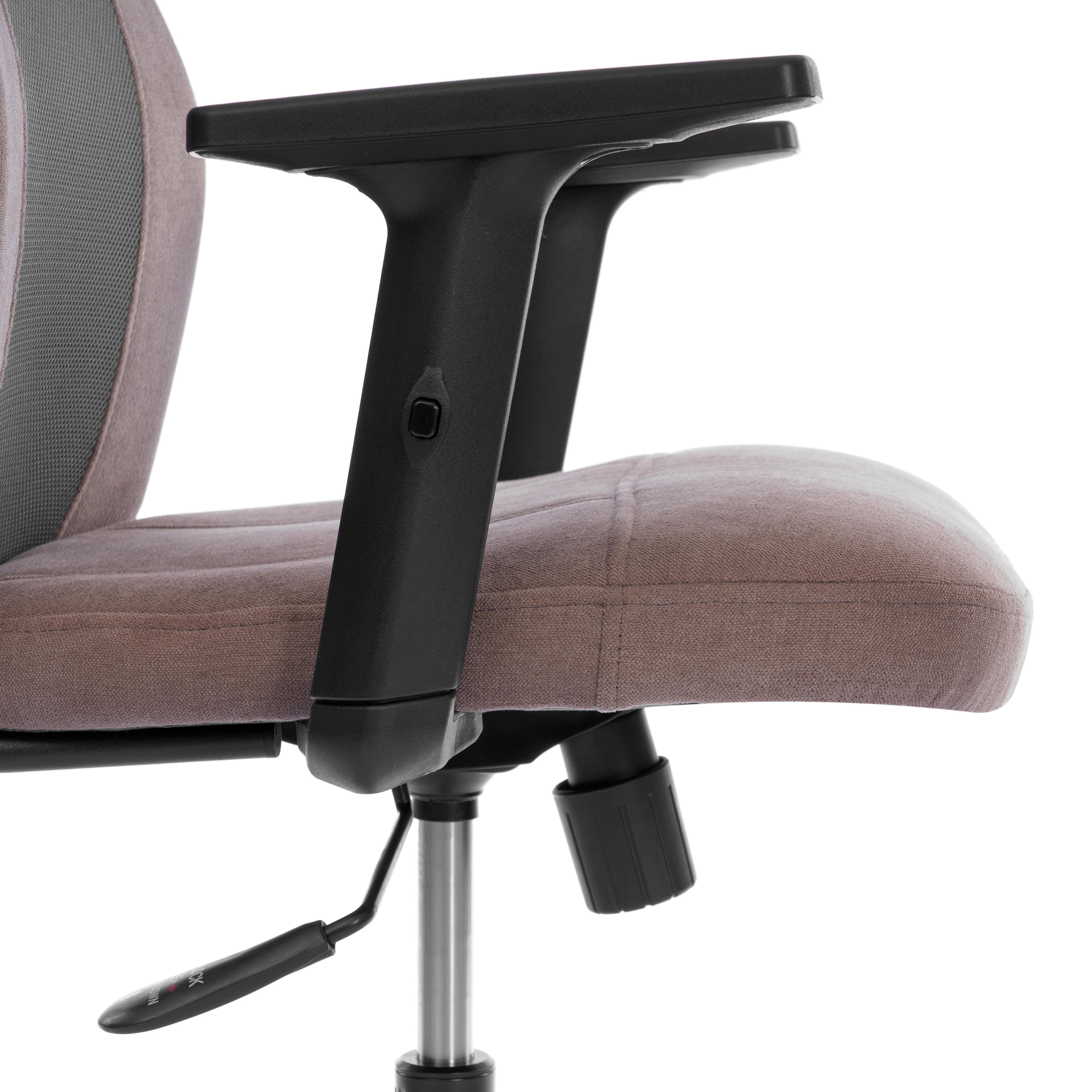 Компьютерное кресло TETCHAIR ткань светло-коричневый/серый - фото 11