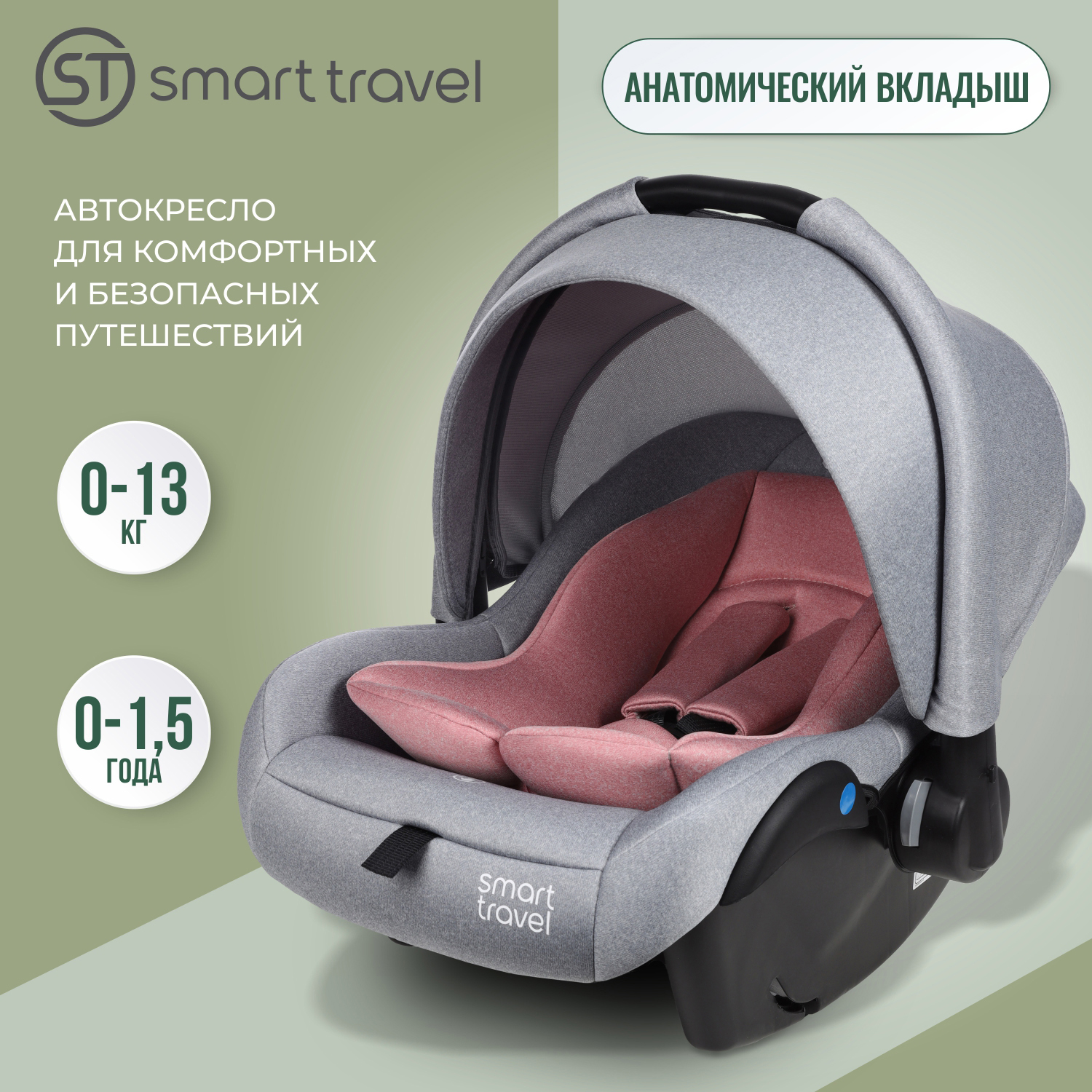 Автокресло SmartTravel First Lux 0 (0 -13 кг) - фото 1