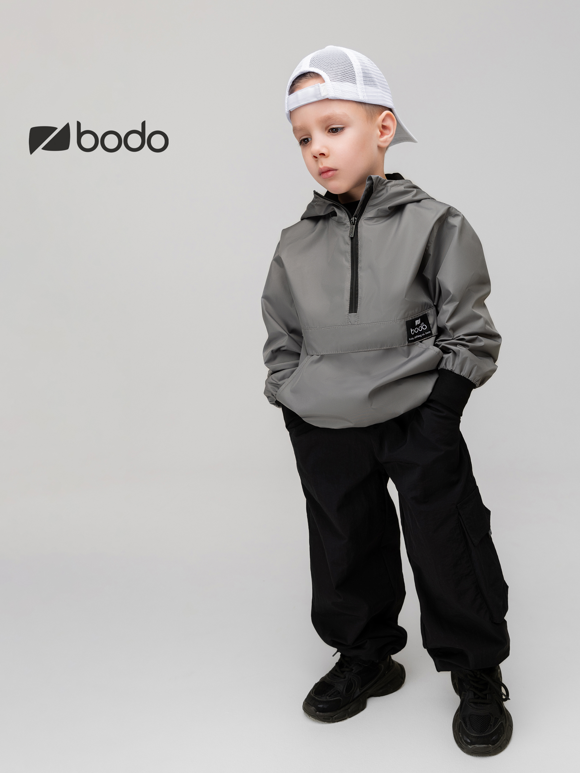 Ветровка Bodo 32-50U_серый - фото 4