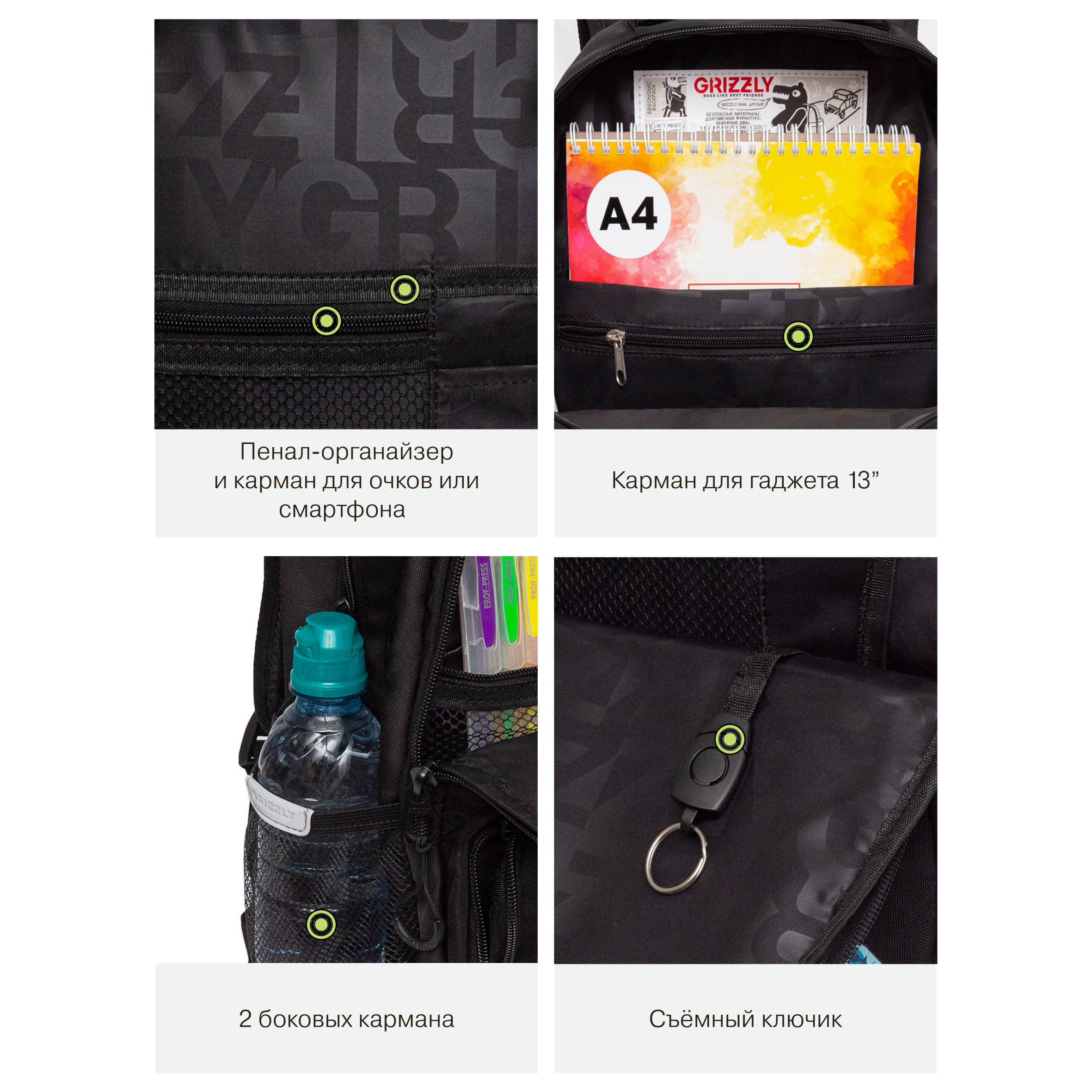 Рюкзак Grizzly - фото 10