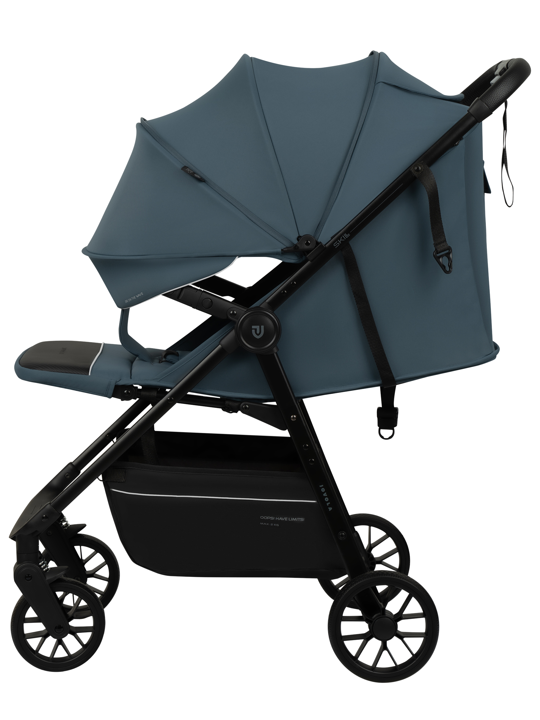 Коляска прогулочная JOVOLA Skill синий - фото 10