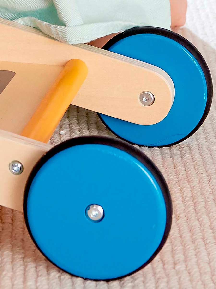 Игровой набор Hape тележки и корзинки, продукты, касса - фото 7