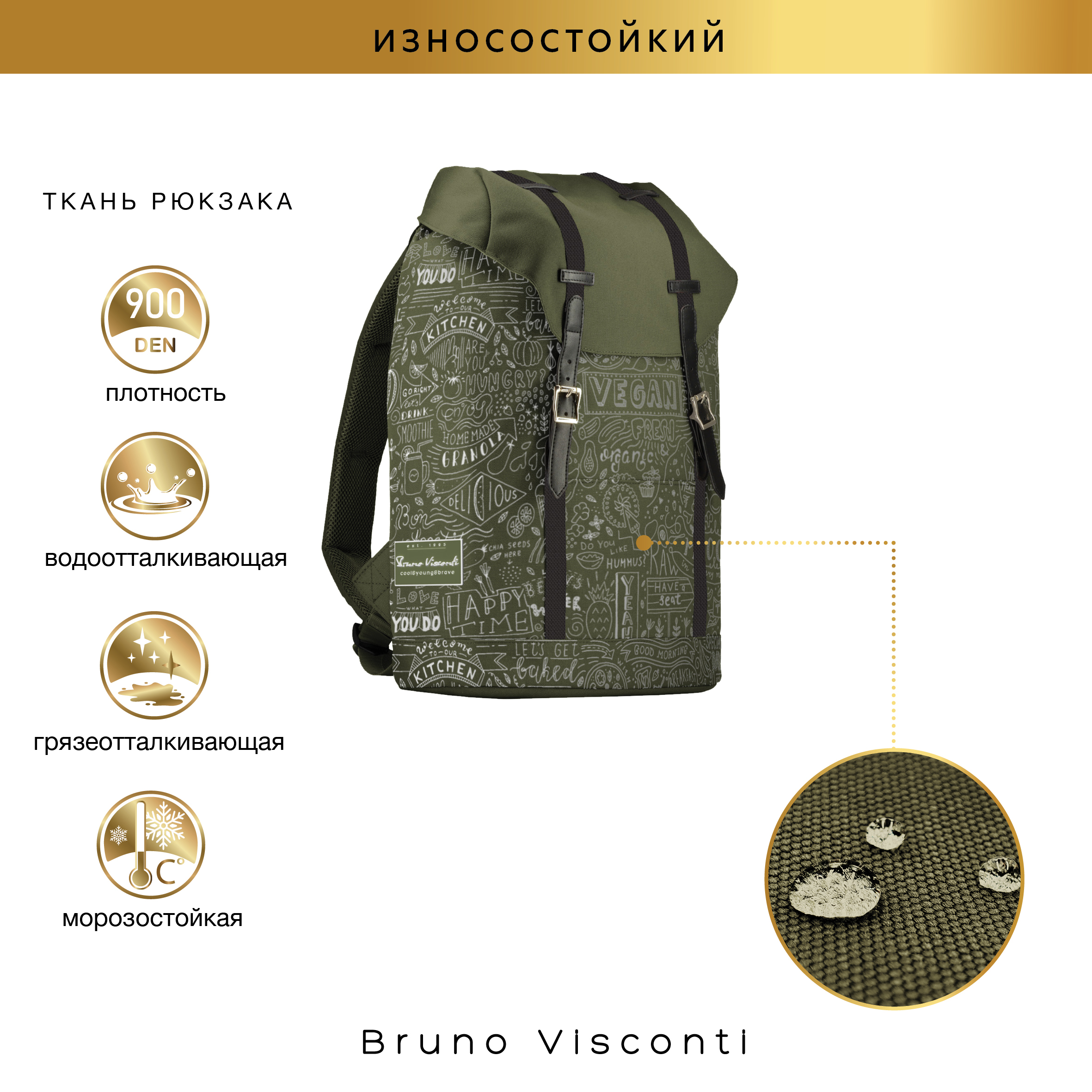 Рюкзак Bruno Visconti - фото 8