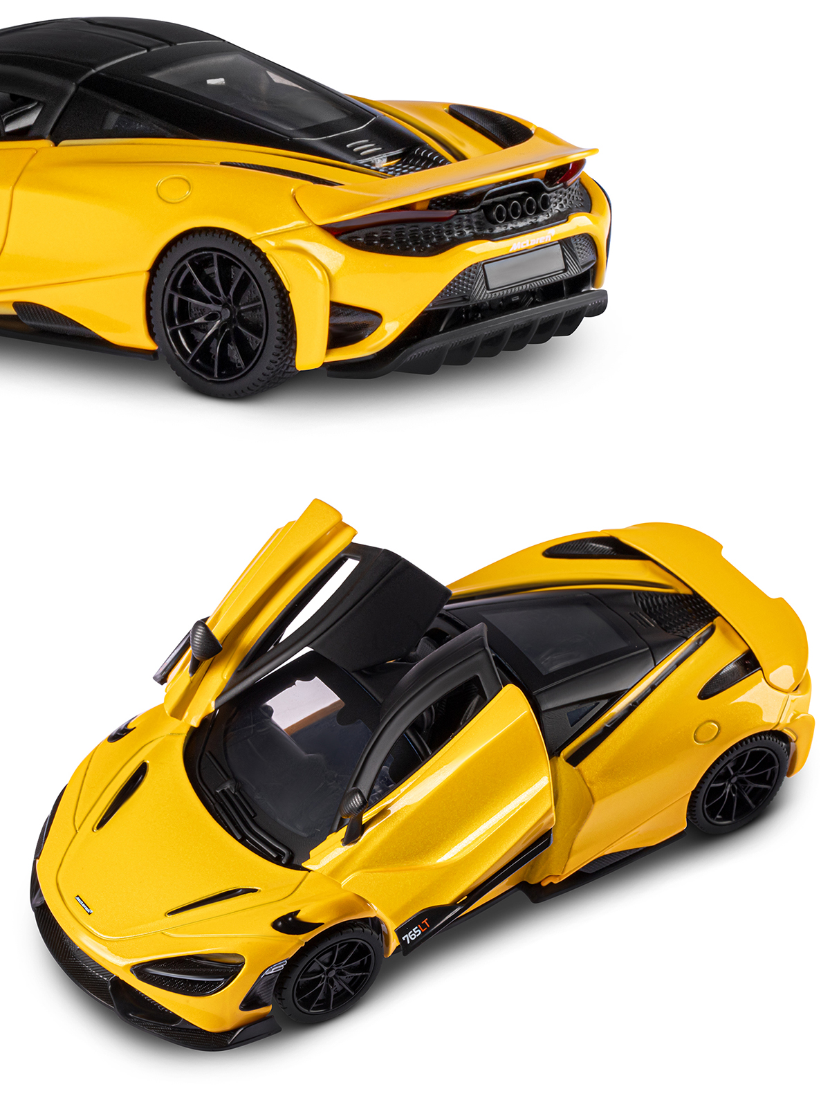 Автомобиль АВТОпанорама McLaren 765 LT 1:32 JB1251597 - фото 11